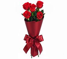 Букет 5 Красных роз Эдлесс Лав в Бородино ГО Мытищи