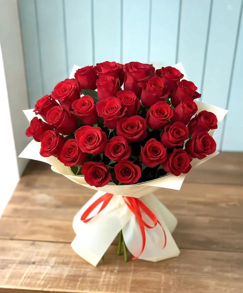 Букет 29 Красных роз в Бородино ГО Мытищи