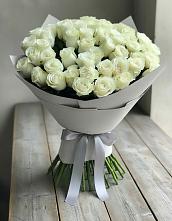 Букет 35 Белых роз в Бородино ГО Мытищи