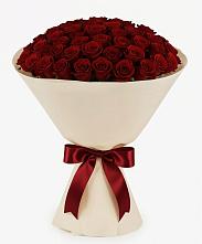 Букет 101 Бордовая роза Блэк Бакарра в Бородино ГО Мытищи