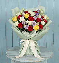 Букет цветов из:  Розы в Бородино ГО Мытищи