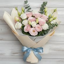 Букет цветов из:  Лизиантусы #REPLACE_PRED# Бородино ГО Мытищи