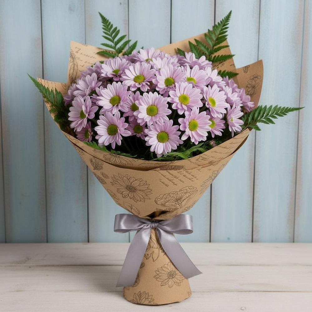 Букет цветов из: Хризантемы в Бородино ГО Мытищи