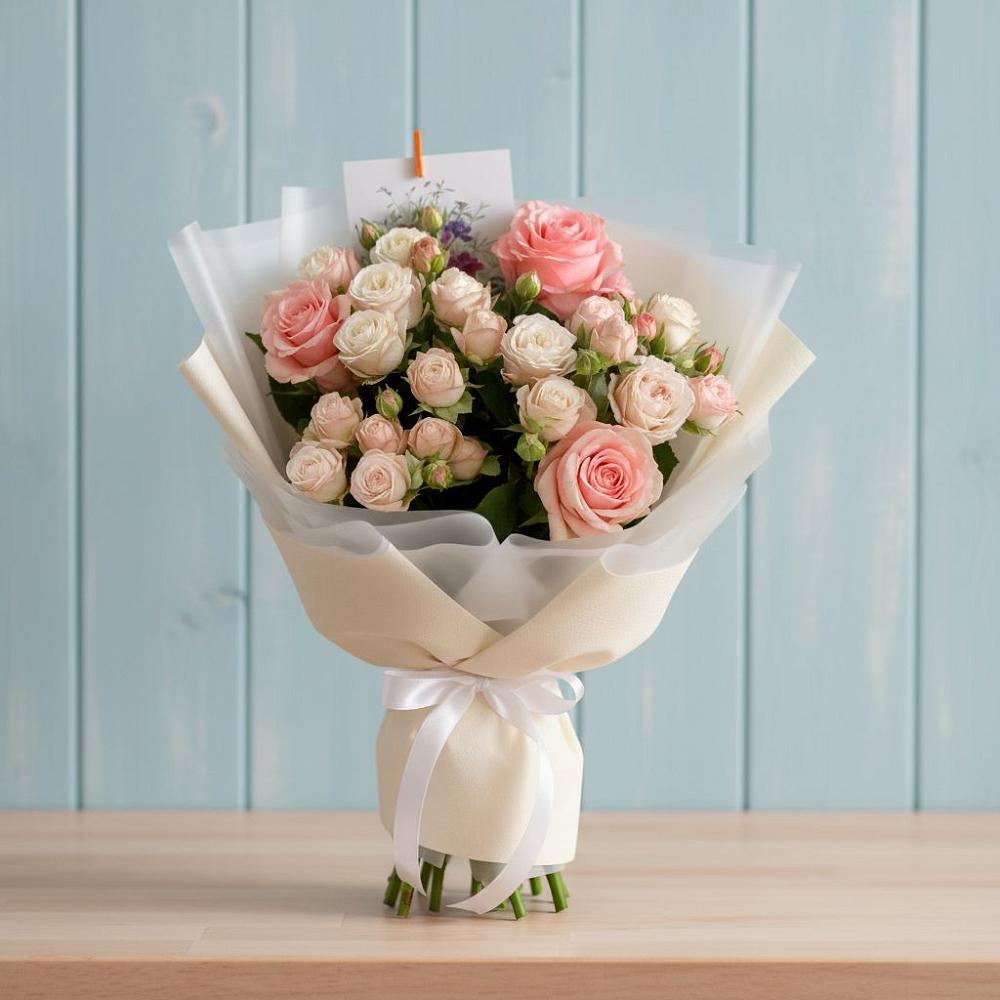 Букет цветов из: Розы в Бородино ГО Мытищи