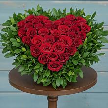 Цветочная композиция из Розы в виде сердца #REPLACE_PRED# Бородино ГО Мытищи