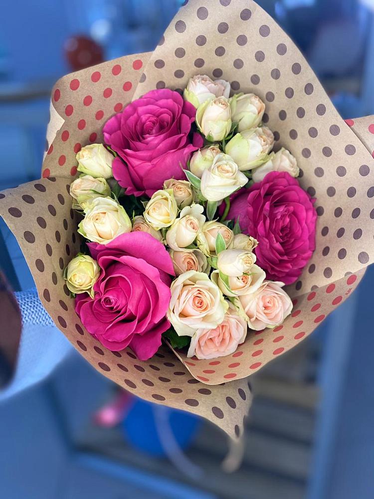 Букет цветов из: Розы в Бородино ГО Мытищи