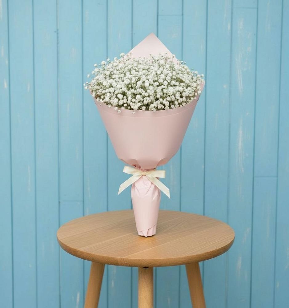 Букет цветов из: Гипсофила в Бородино ГО Мытищи