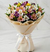Букет цветов из:  Альстромерии в Бородино ГО Мытищи
