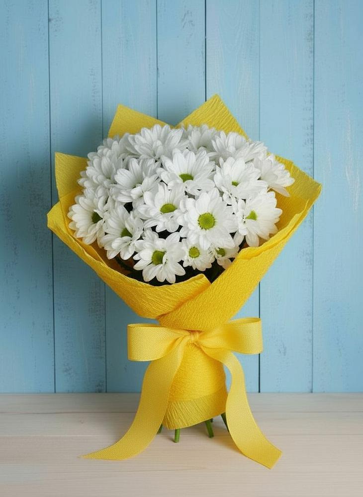 Букет цветов из: Хризантемы в Бородино ГО Мытищи