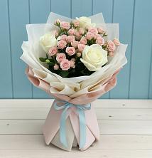 Букет цветов из:  Розы в Бородино ГО Мытищи