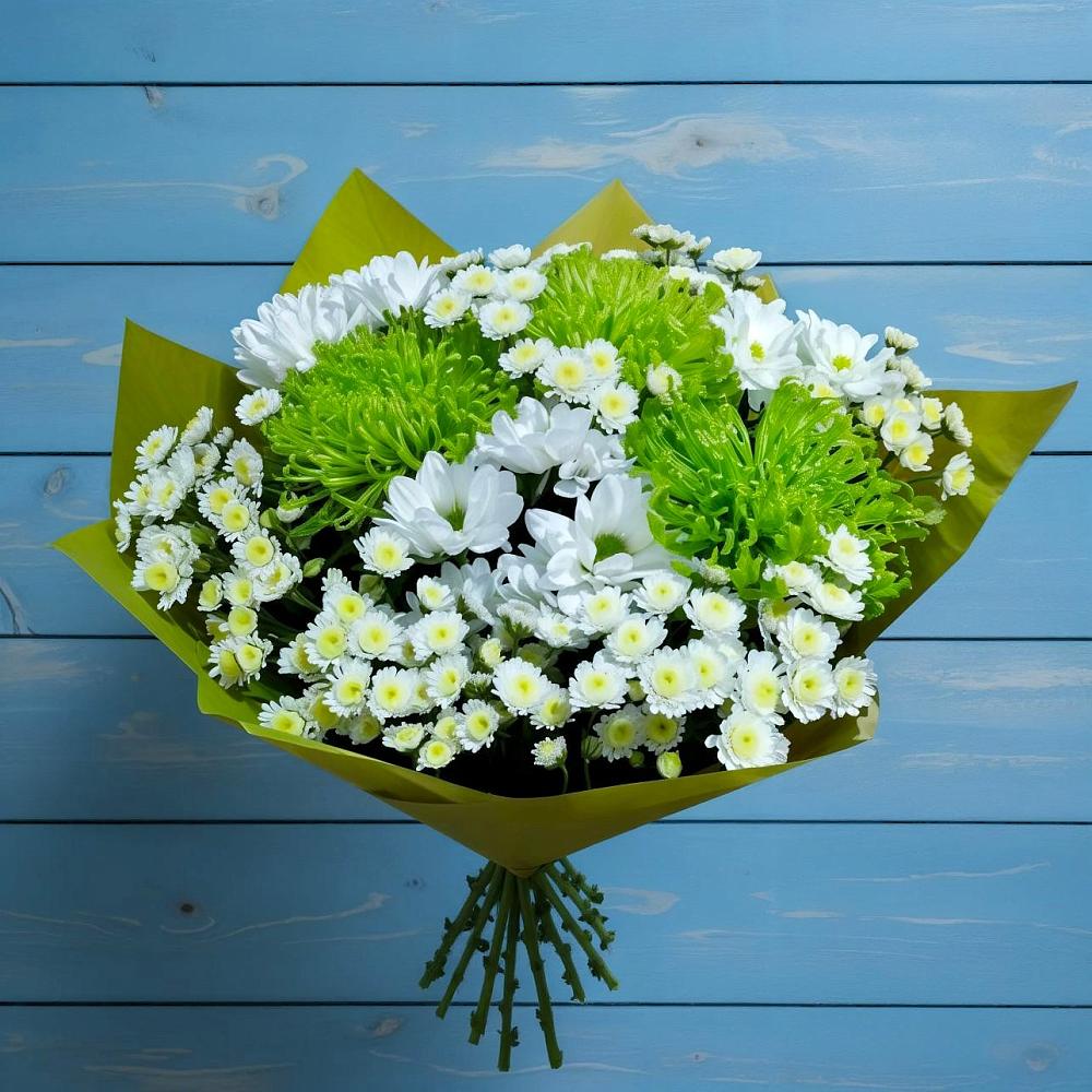 Букет цветов из: Хризантемы в Бородино ГО Мытищи