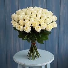 Букет 51 Белая роза Эдлесс Лав #REPLACE_PRED# Бородино ГО Мытищи