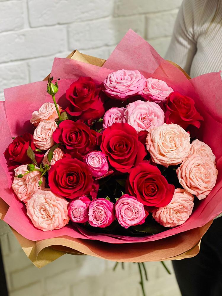 Букет цветов из: Розы в Бородино ГО Мытищи