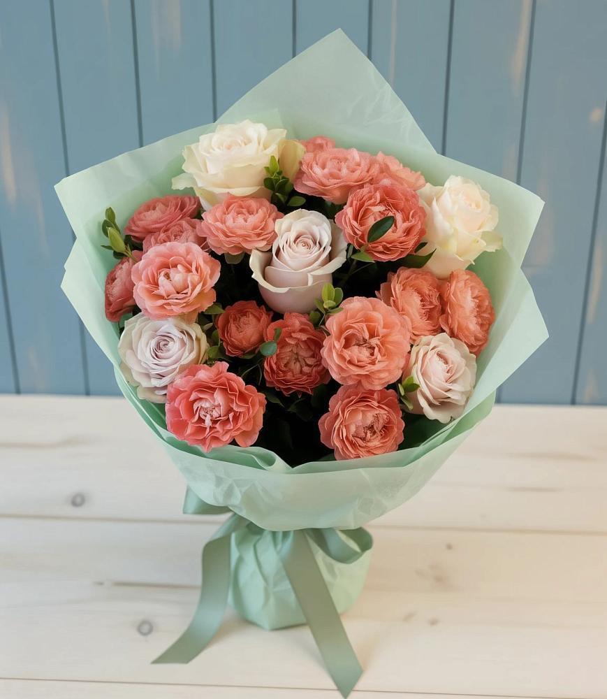 Букет цветов из: Розы в Бородино ГО Мытищи