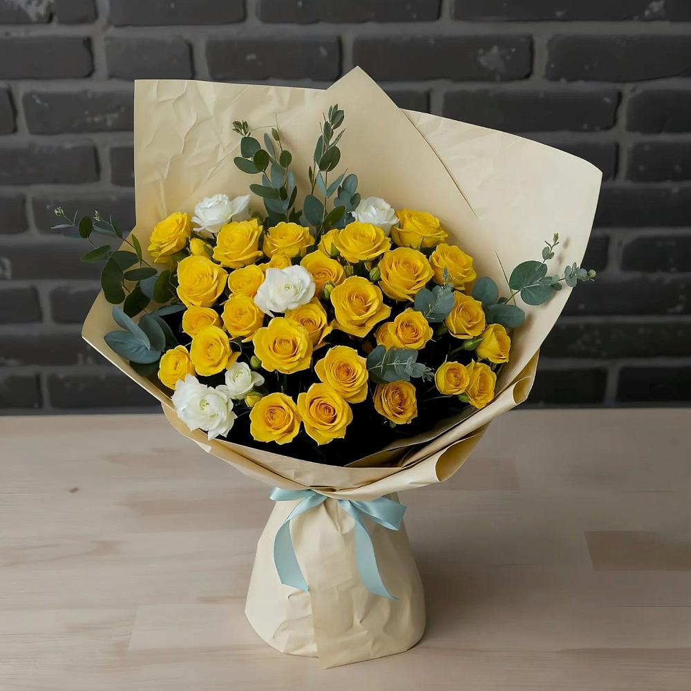 Букет цветов из: Розы в Бородино ГО Мытищи