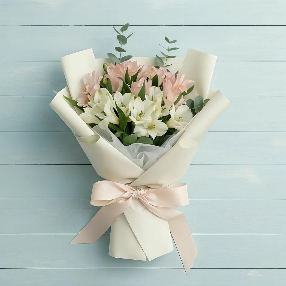 Букет цветов из: Альстромерии в Бородино ГО Мытищи