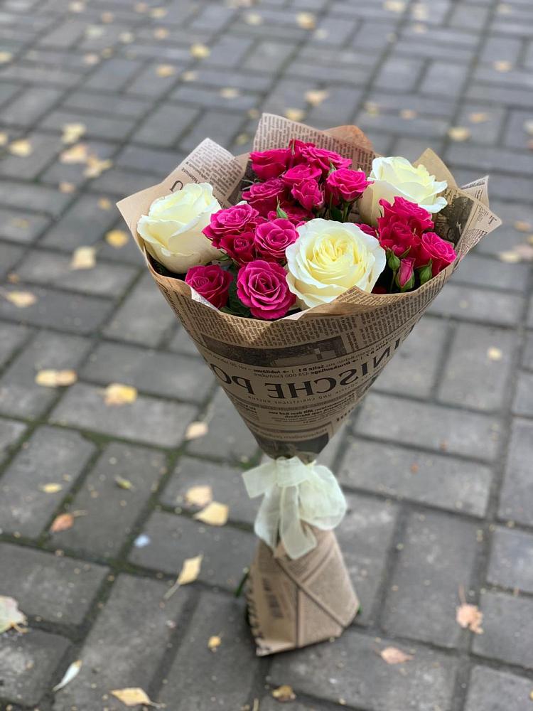 Букет цветов из: Розы в Бородино ГО Мытищи