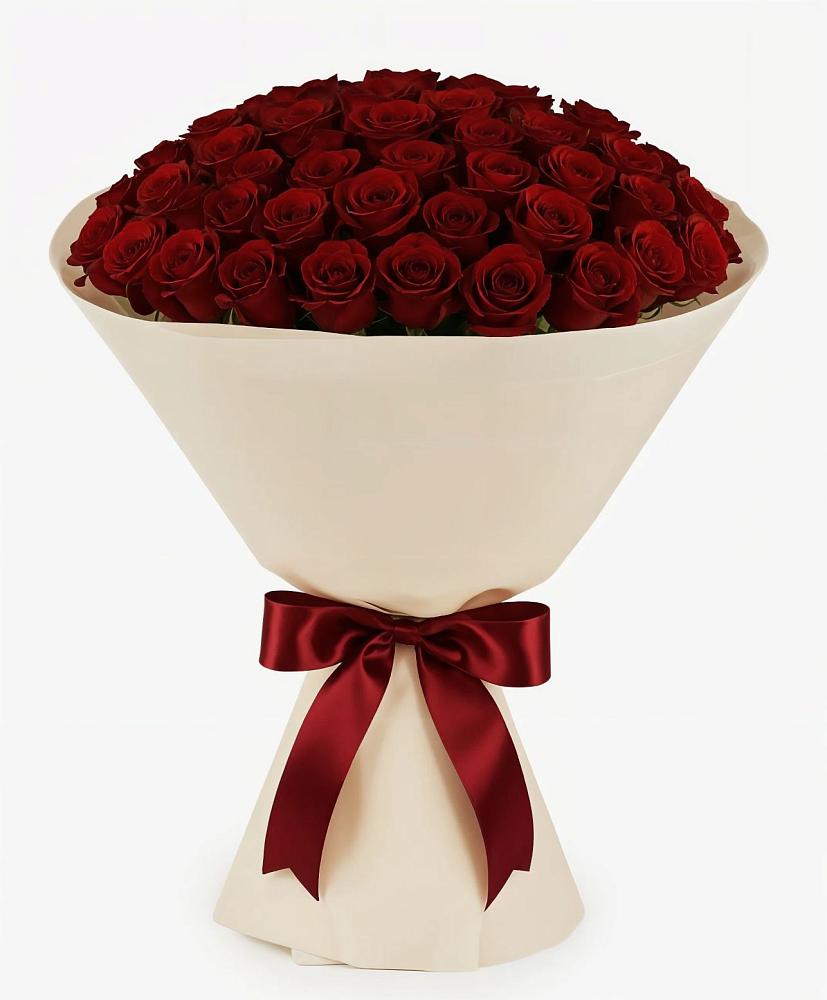 Букет 101 Бордовая роза Блэк Бакарра в Бородино ГО Мытищи